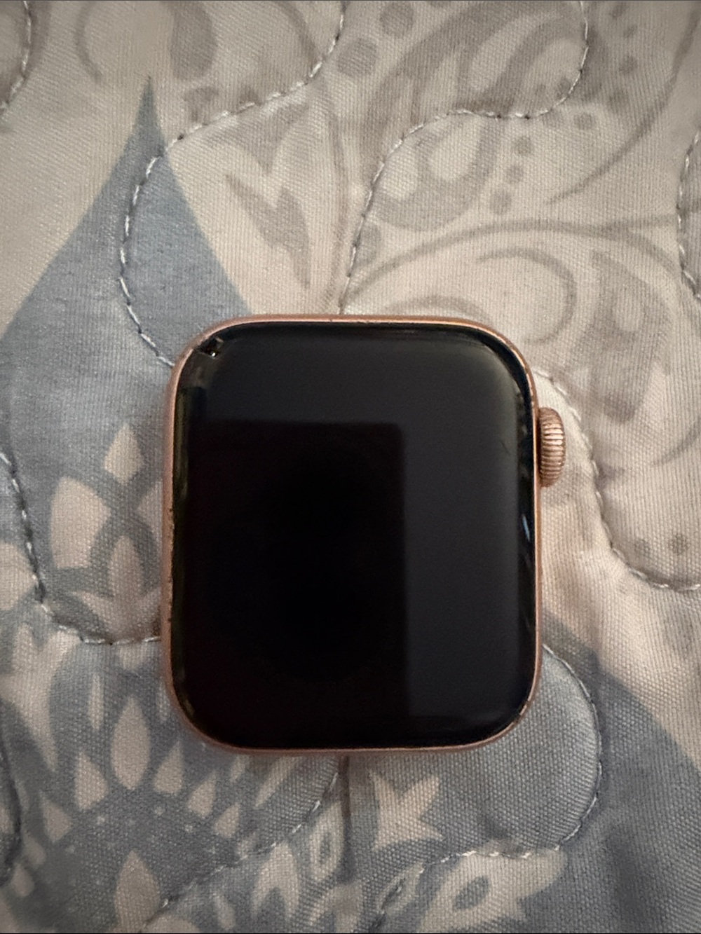 Apple Gold Smartwatch Case with Black Display